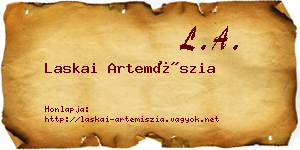 Laskai Artemíszia névjegykártya